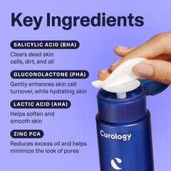Curology textura suave de exfoliante líquido apta para uso diario