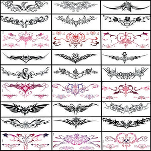 CURTEK tatuajes sexy para abdomen y cintura con apariencia real