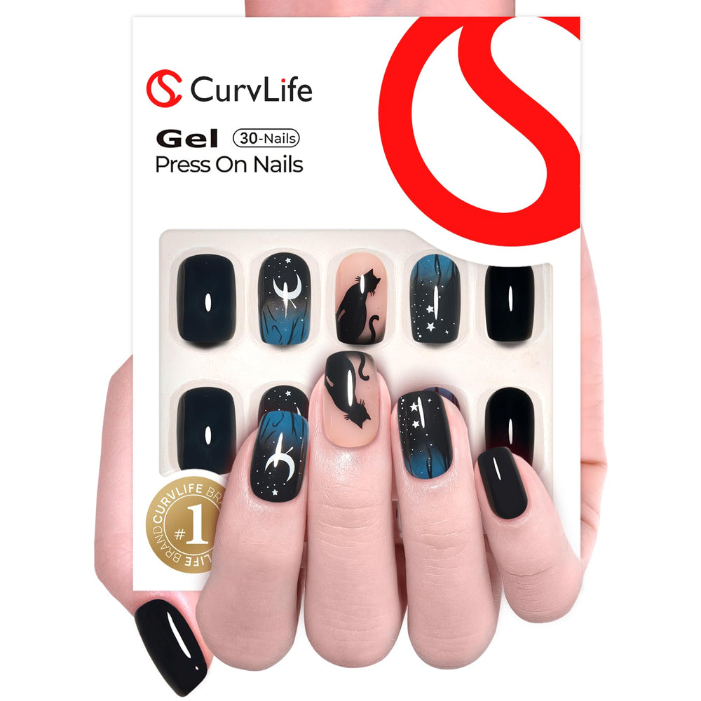 Curvlife aplicación manual de uñas gel, ajuste cómodo y preciso.