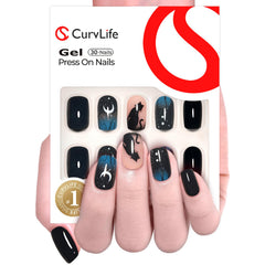 Curvlife aplicación manual de uñas gel, ajuste cómodo y preciso.
