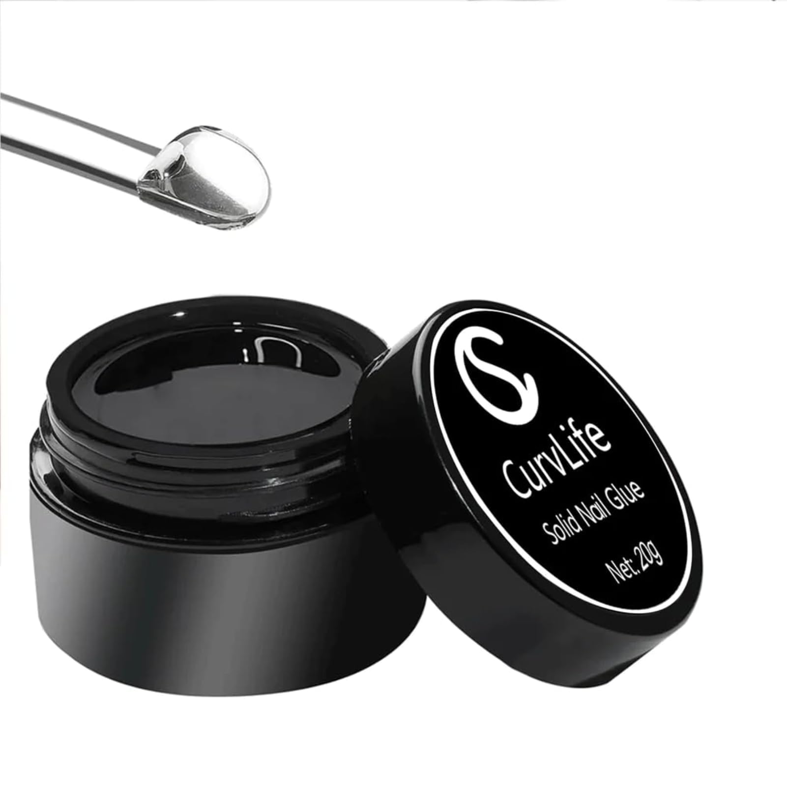 Curvlife botella gel sólido para uñas con adhesión duradera