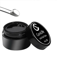 Curvlife botella gel sólido para uñas con adhesión duradera