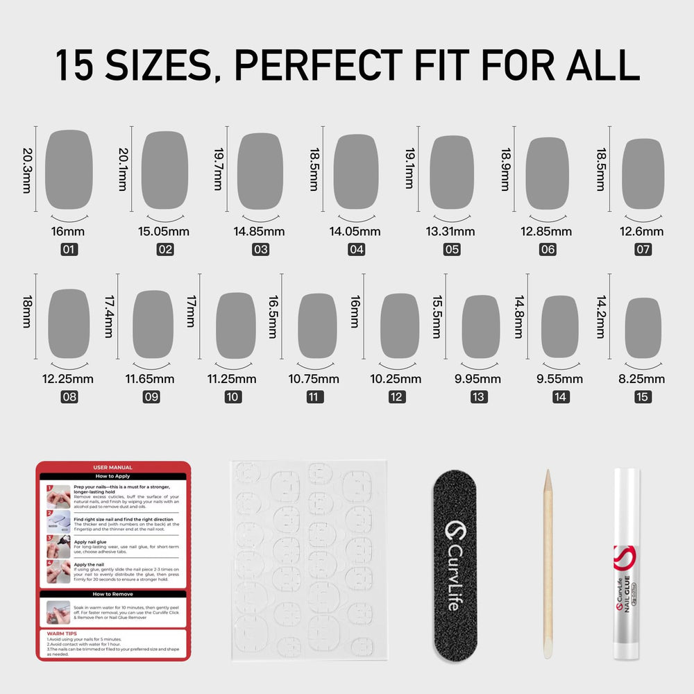 Curvlife diseño gel francés para un resultado profesional