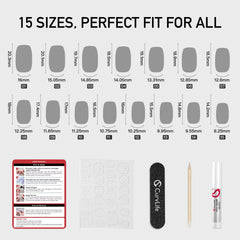 Curvlife Kit Accesorios Uñas Gel, todo lo necesario para aplicar y fijar