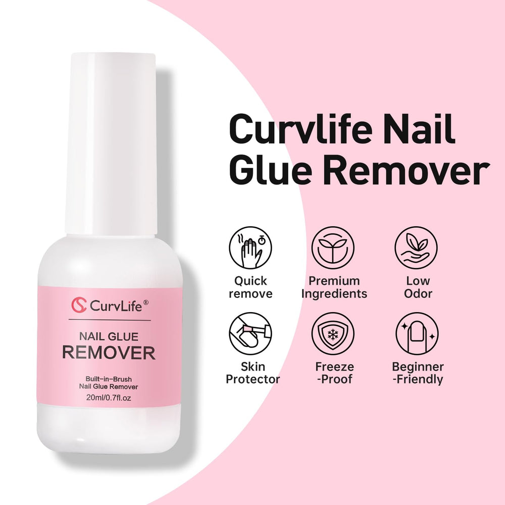 Curvlife kit de accesorios para uñas, ideal para DIY o salones.