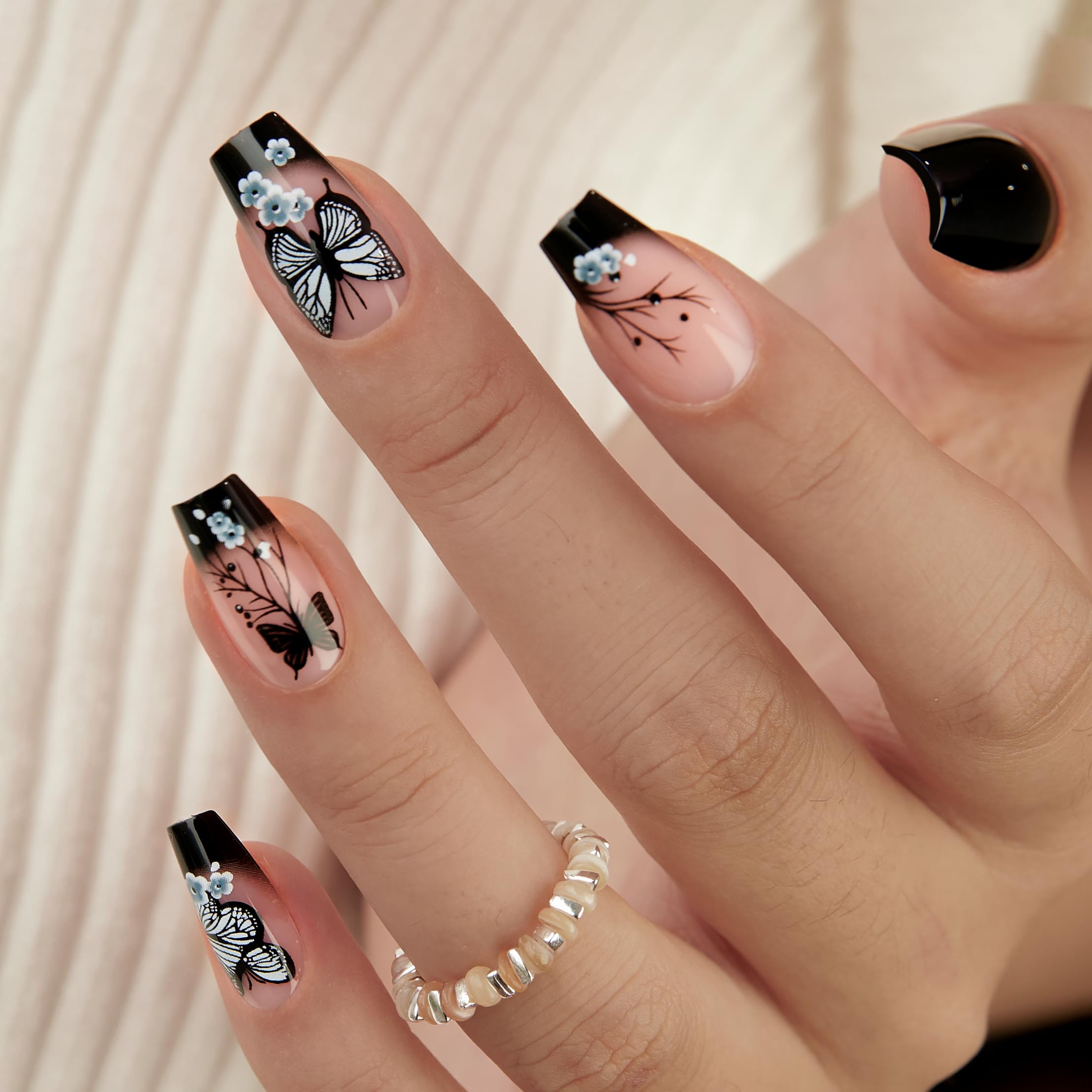 CurvLife kit completo con uñas, cola y herramientas para manicura rápida