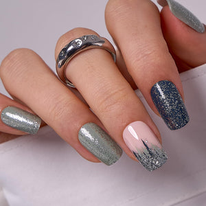 curvlife uñas prensadas frances gel acabado de salon en minutos