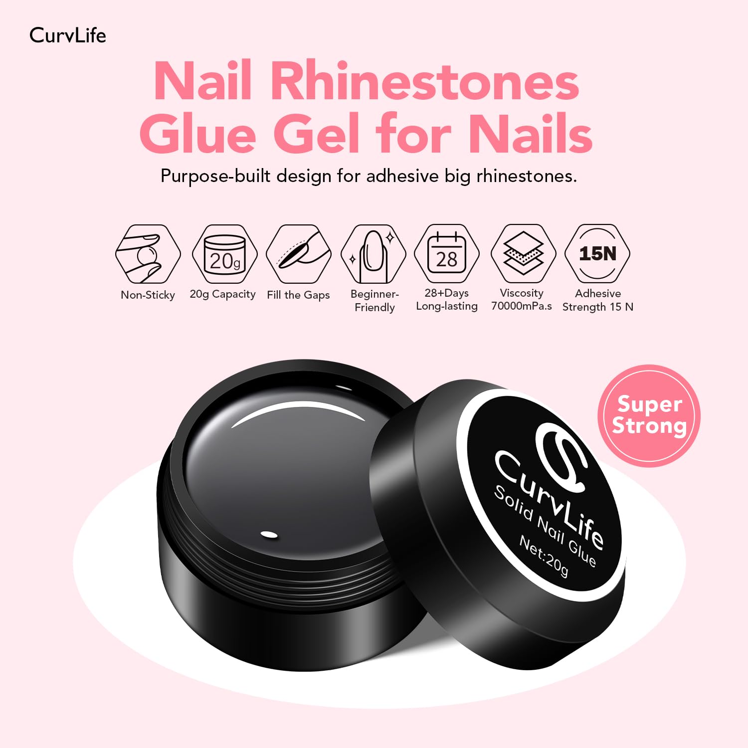 Curvlife textura gel resistente para manejo suave
