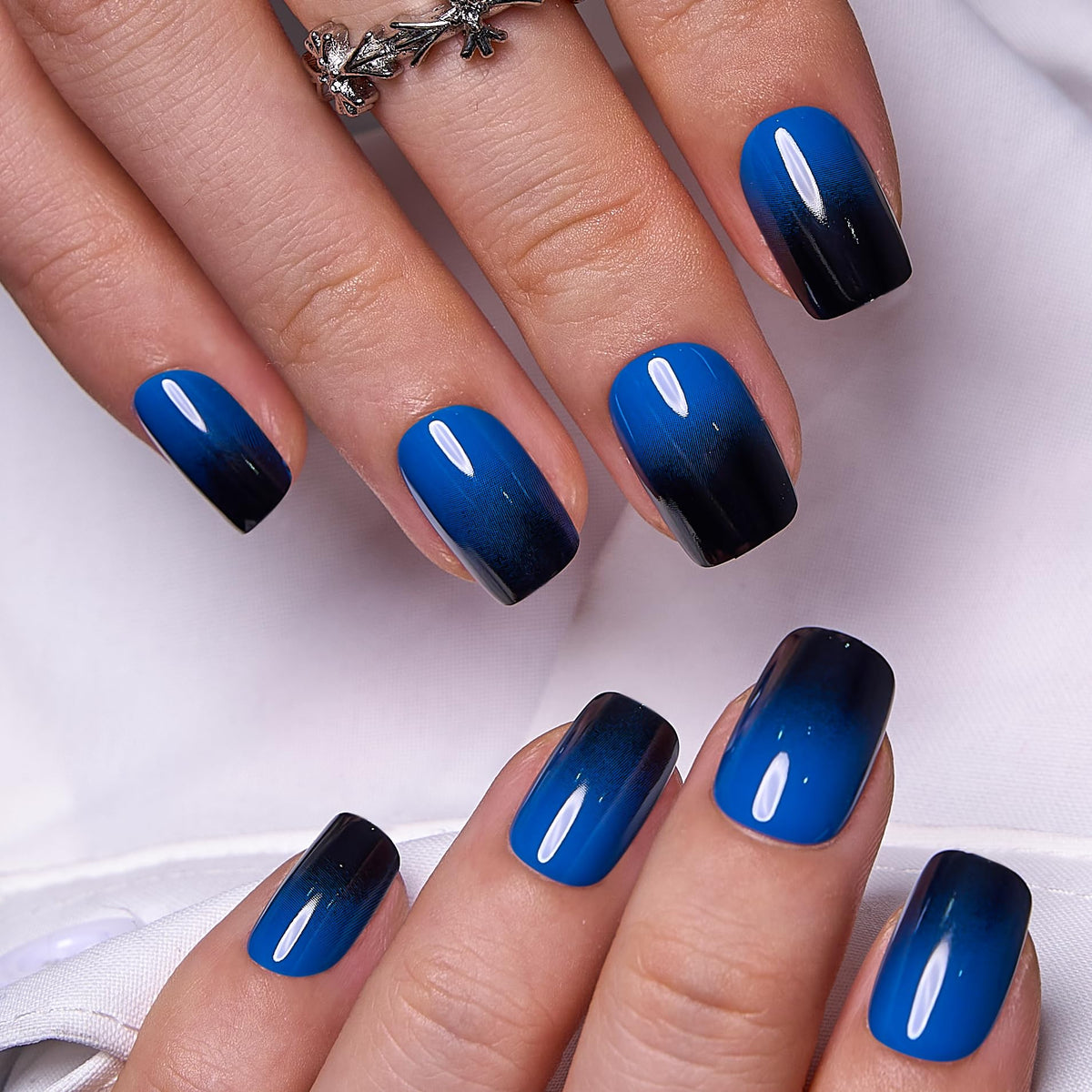 Uñas Curvlife Frances con gel, acabado profesional para uso diario