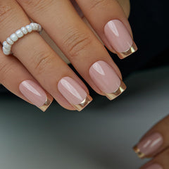 Curvlife uñas pegables en gel con brillo, acabado profesional diario.