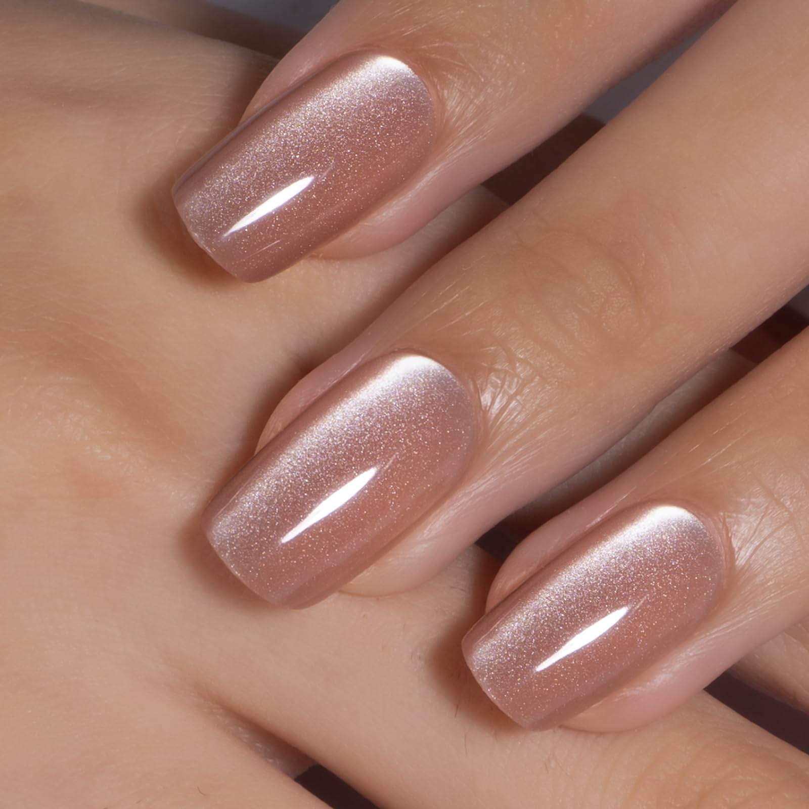 CurvLife uñas postizas, efecto ojo de gato, look sofisticado y duradero