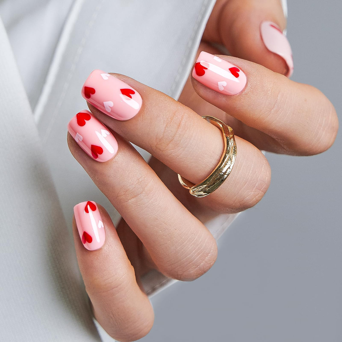 CurvLife uñas postizas cuadradas – empaque para prueba rápida en casa