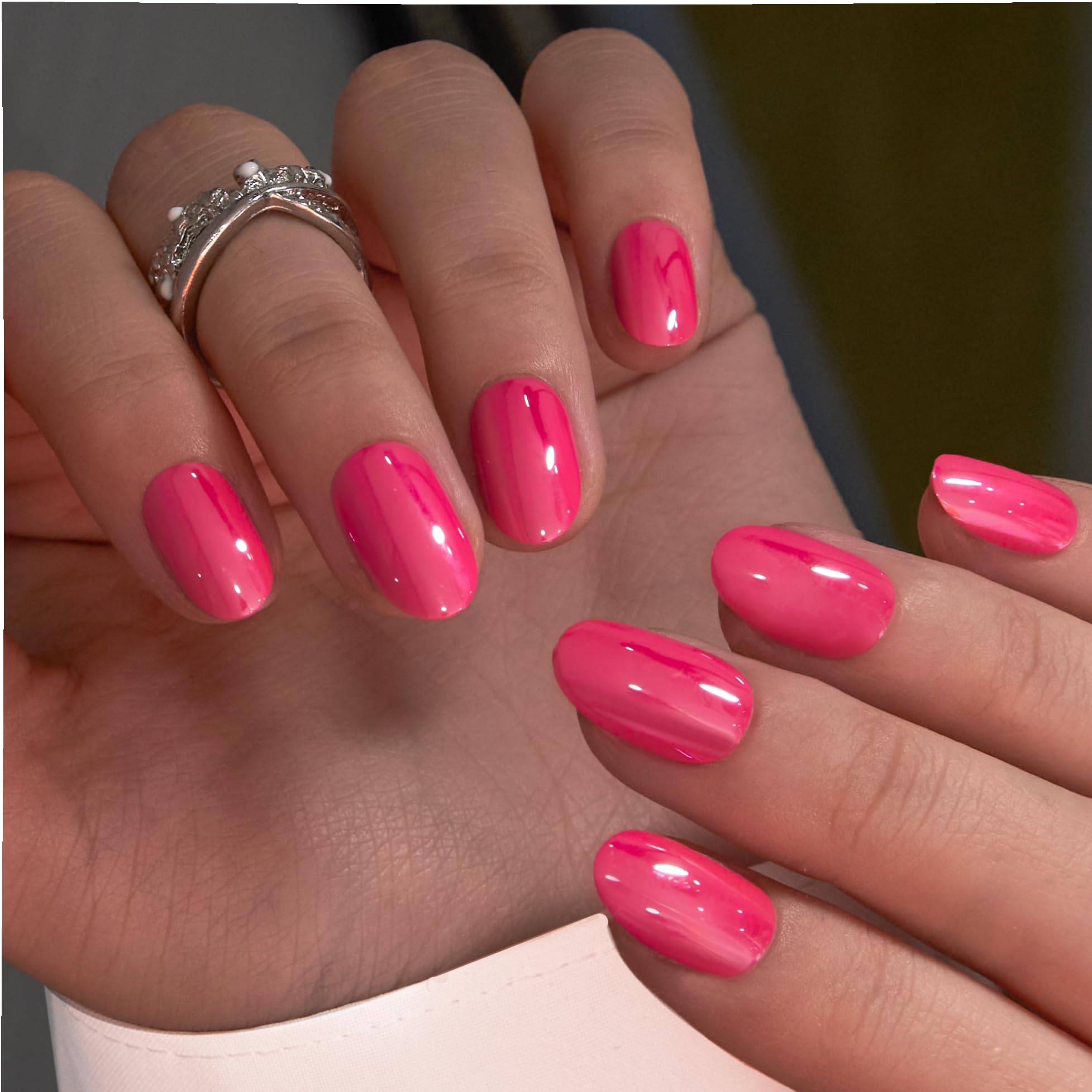 Uñas CurvLife postizas gel suave ovaladas para ajuste natural y cómodo.