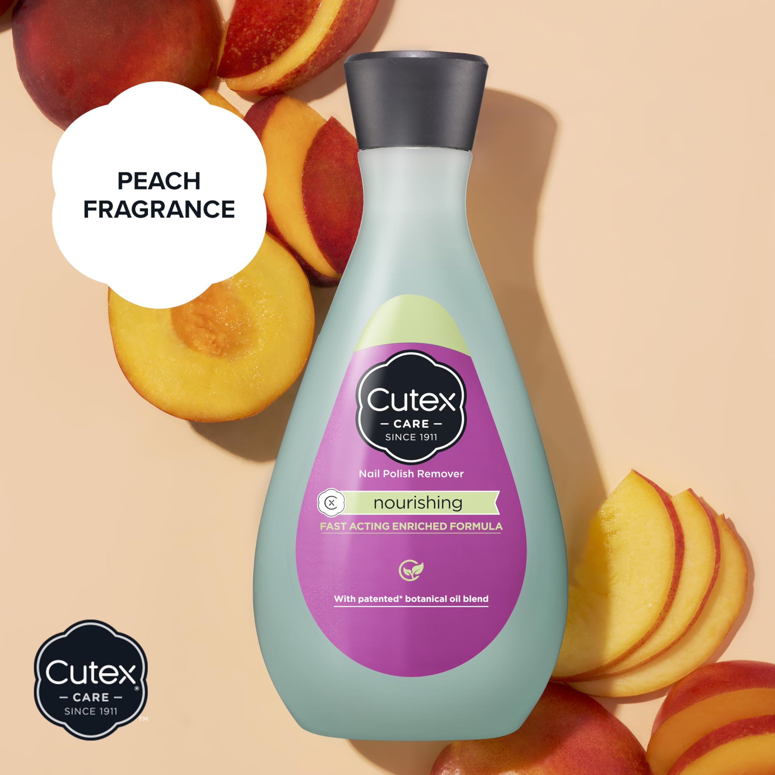 Aceites de linaza y perilla con vitamina E para uñas saludables con Cutex
