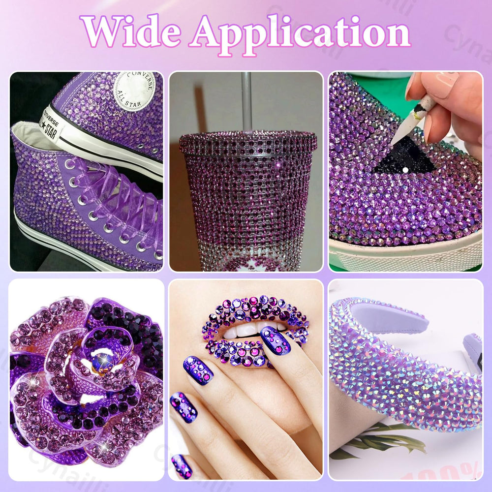 Ideas regalo para hazlo tú mismo con piedras moradas Cynailli para decoraciones únicas