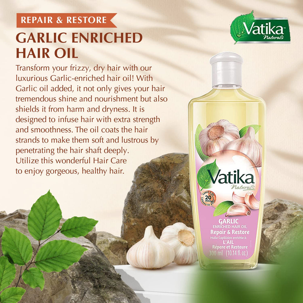 Dabur Vatika Naturals cabello suave y manejable tras el uso.