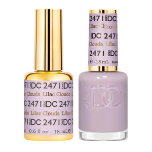 DAISY DND DNDc gel polish Lilac Clouds, color suave y duradero.