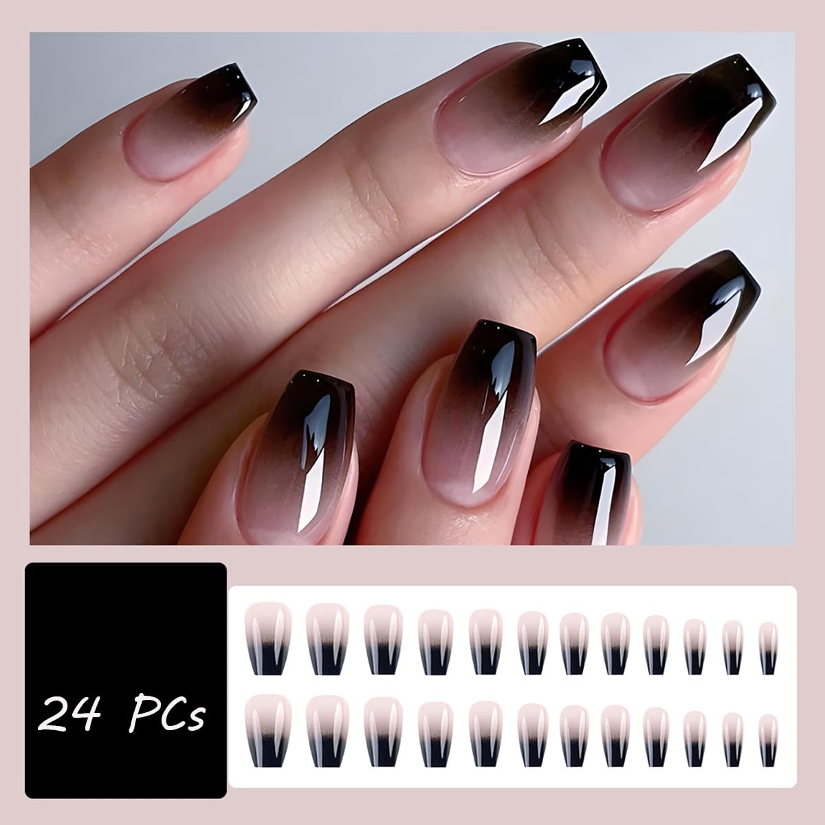 DAJIJIYOU Uñas Francesas con diseños elegantes para realzar tus manos.