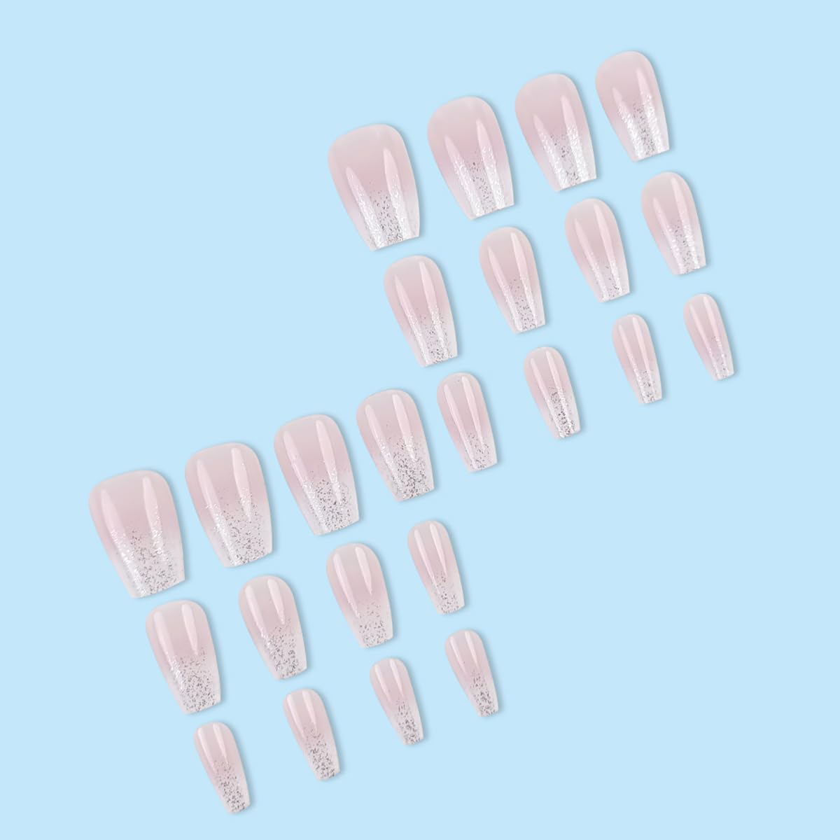 DAJIJIYOU pegatinas adhesivas para uñas, adherencia fuerte