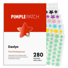 Parche Daolyo estrella 10 mm para granos pequeños, cobertura discreta.