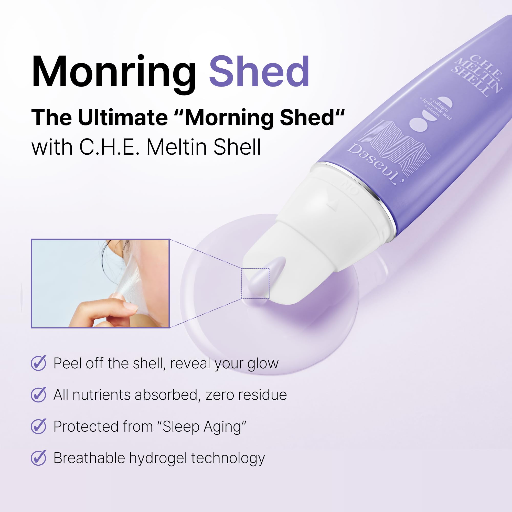 Textura ligera y flexible de DaseuL’ C.H.E. Meltin Shell durante el sueño