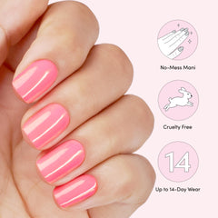 Dashing Diva Glaze empaque con tiras para uso flexible en uñas