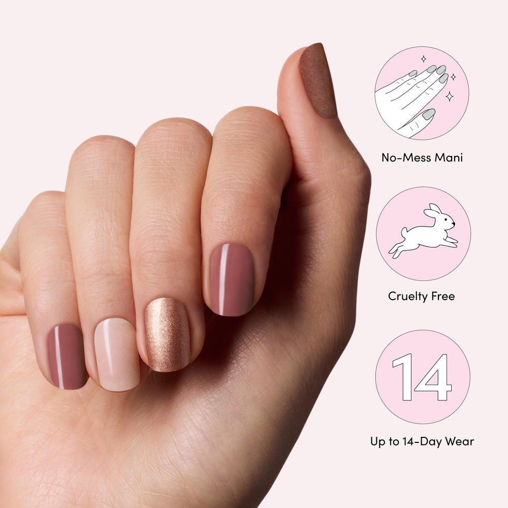 Dashing Diva Glaze paleta de tonos naturales para múltiples estilos.