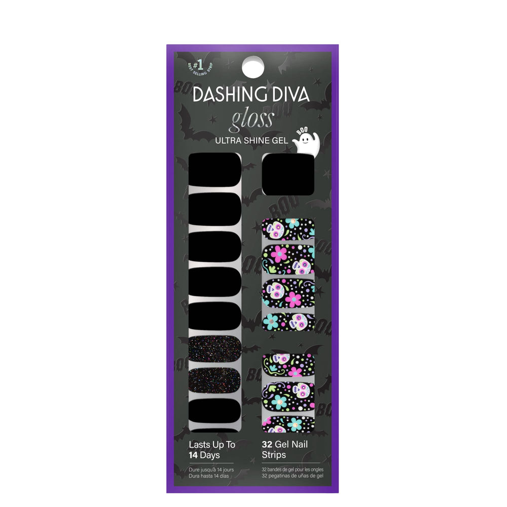 Parches de uñas Dashing Diva Bone To Pick para un look glam rápido