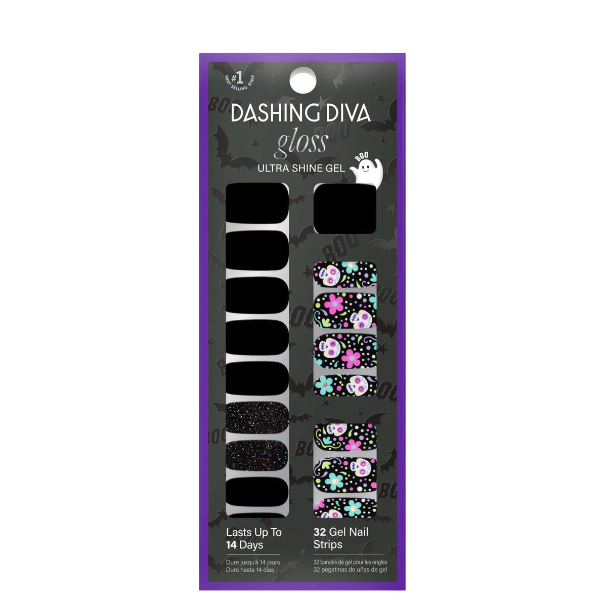 Parches de uñas Dashing Diva Bone To Pick para un look glam rápido