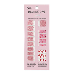 Dashing Diva Queen Spirit: brillo rosa para uñas, acabado gel
