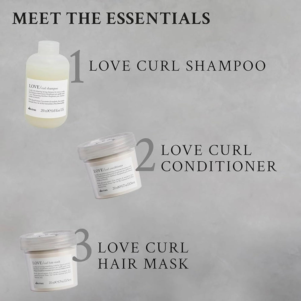 Nutrición profunda aportada por Davines LOVE Curl.