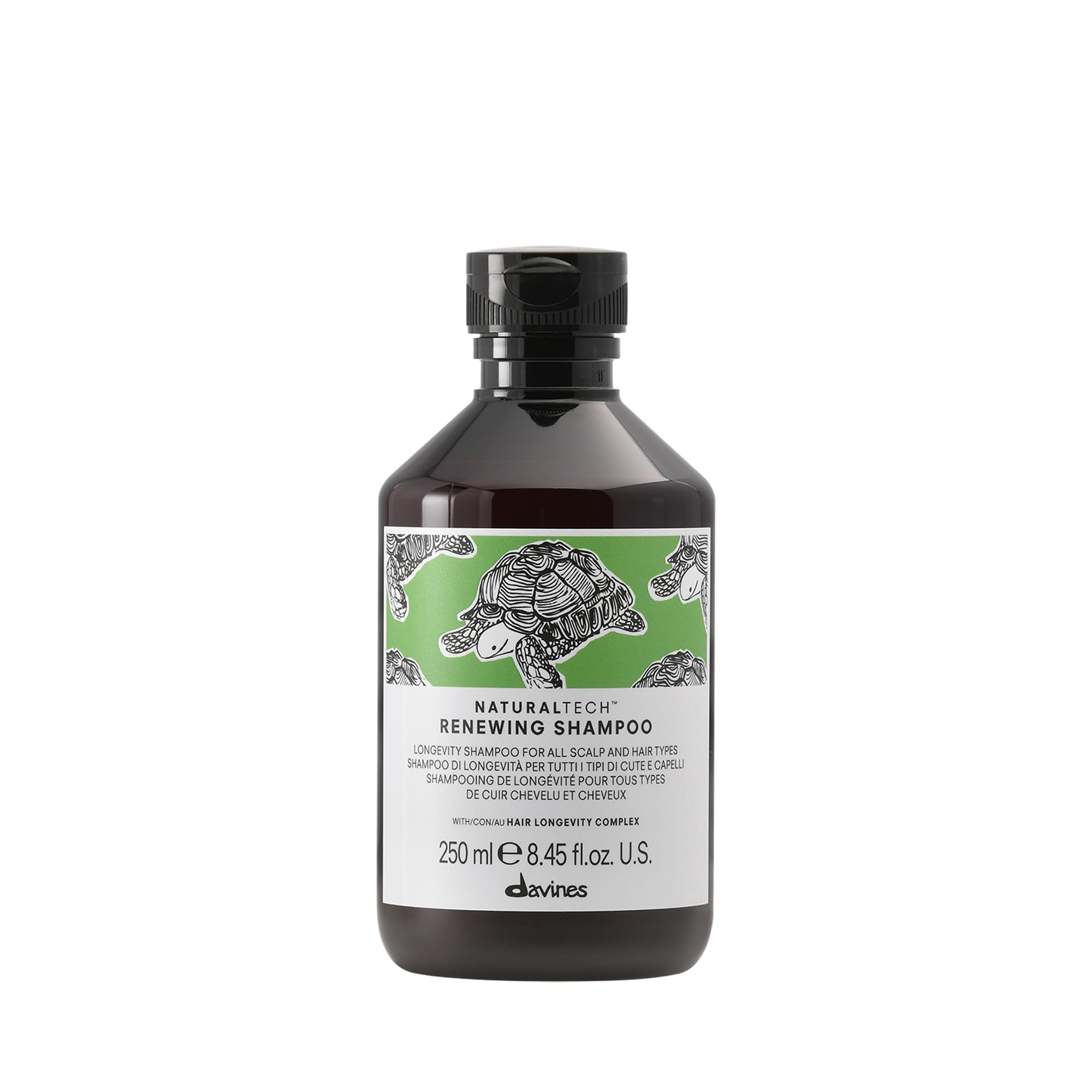 Davines Champú Renovador: botella elegante para cuidado diario del cabello y cuero cabelludo