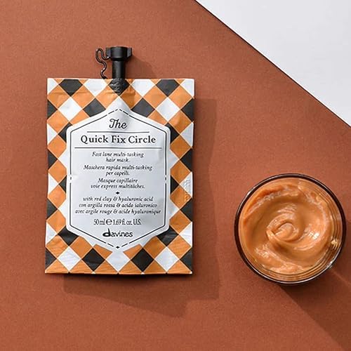 Davines The Quick Fix Circle, textura cremosa para hidratación rápida.