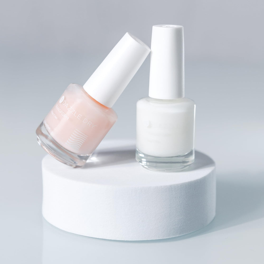 Dazzle Dry Bare Transform Ridge Filler facilita la preparación de uñas