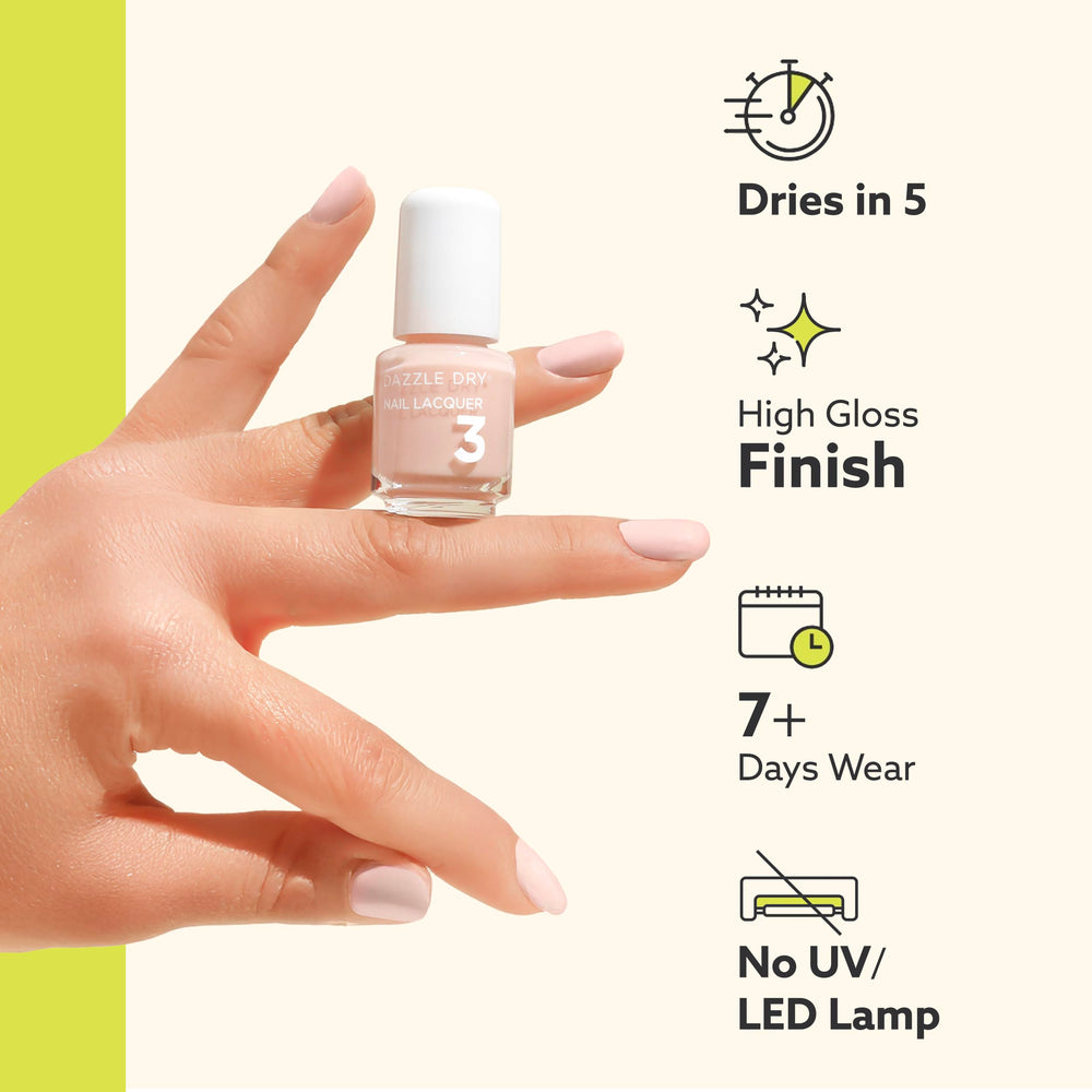 Dazzle Dry Diluente Revive para restaurar la consistencia del esmalte.