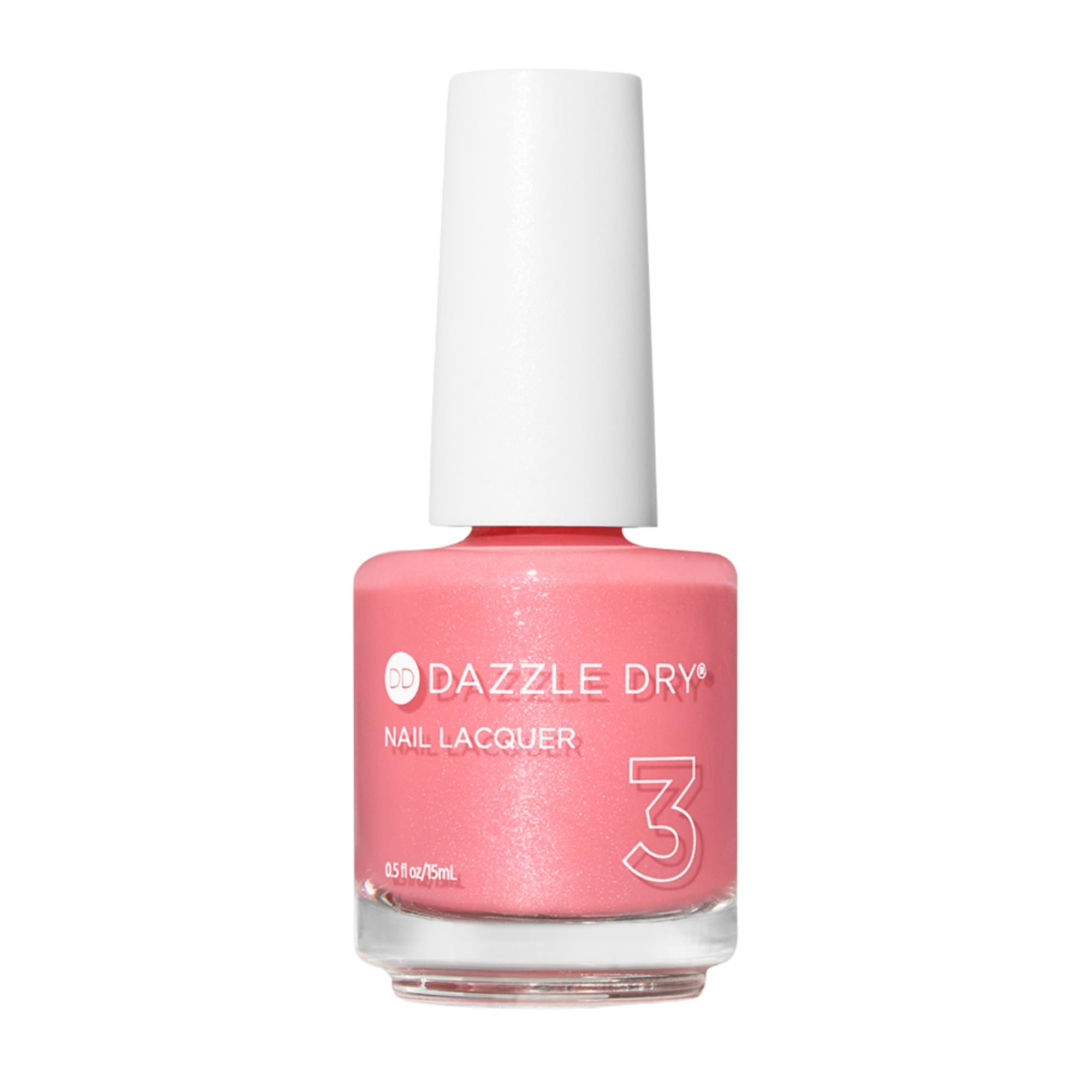 Dazzle Dry Esmalte Paso 3 Cerezo Suave, secado rápido y duradero.