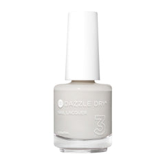Dazzle Dry Esmalte Step 3 en tono blanco calido, cubre uñas con acabado uniforme.