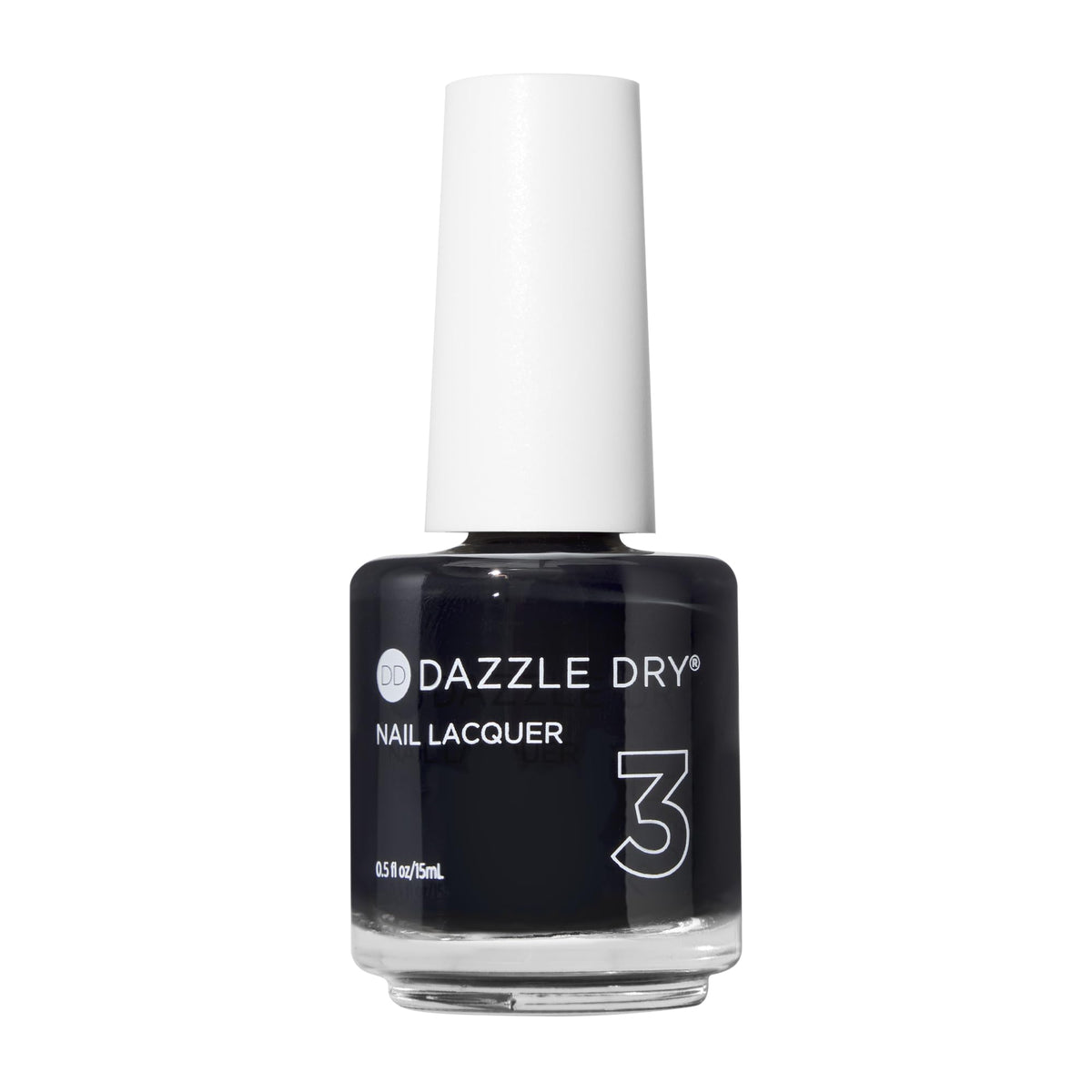 Dazzle Dry Midnight Express: negro intenso para acabado uniforme y duradero.