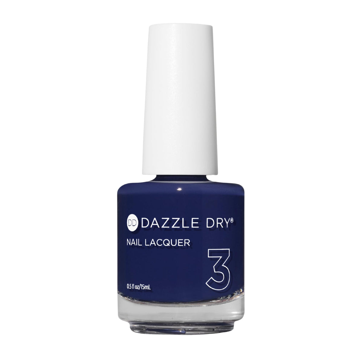 Dazzle Dry Midnight Sky: laca cremosa para acabado profundo y duradero.