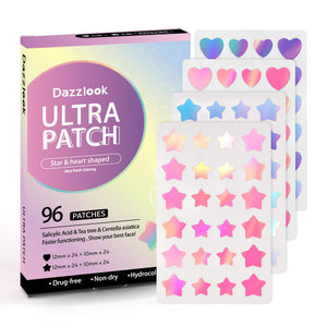 Parche hidrocoloide Dazzlook en forma de estrella para imperfecciones.