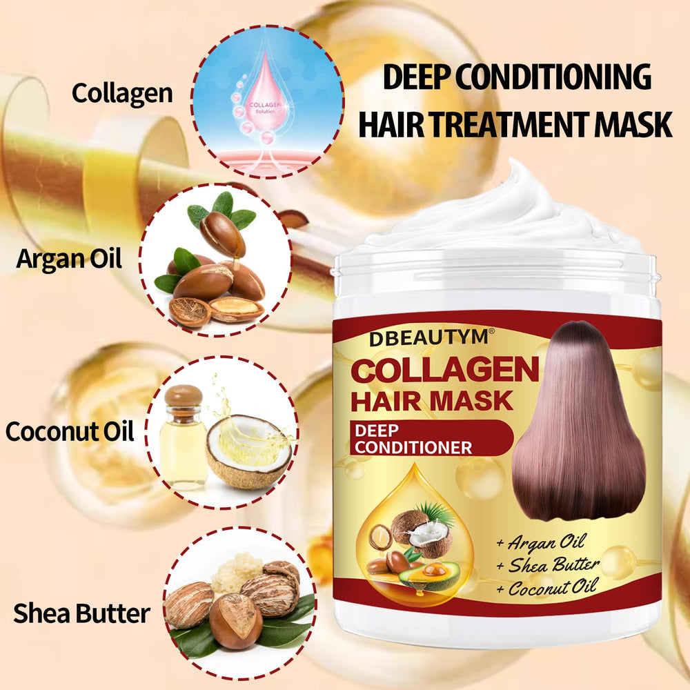 DBEAUTYM hidratación profunda: mascarilla capilar que suaviza y nutre