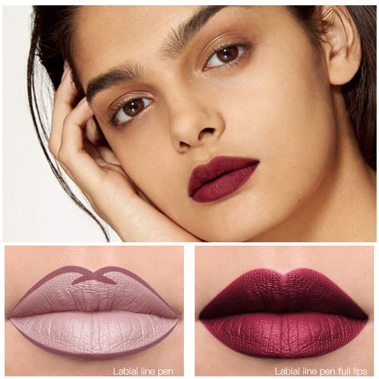 Lápices 2 en 1 DC-BEAUTIFUL para labios y delineador con gran versatilidad