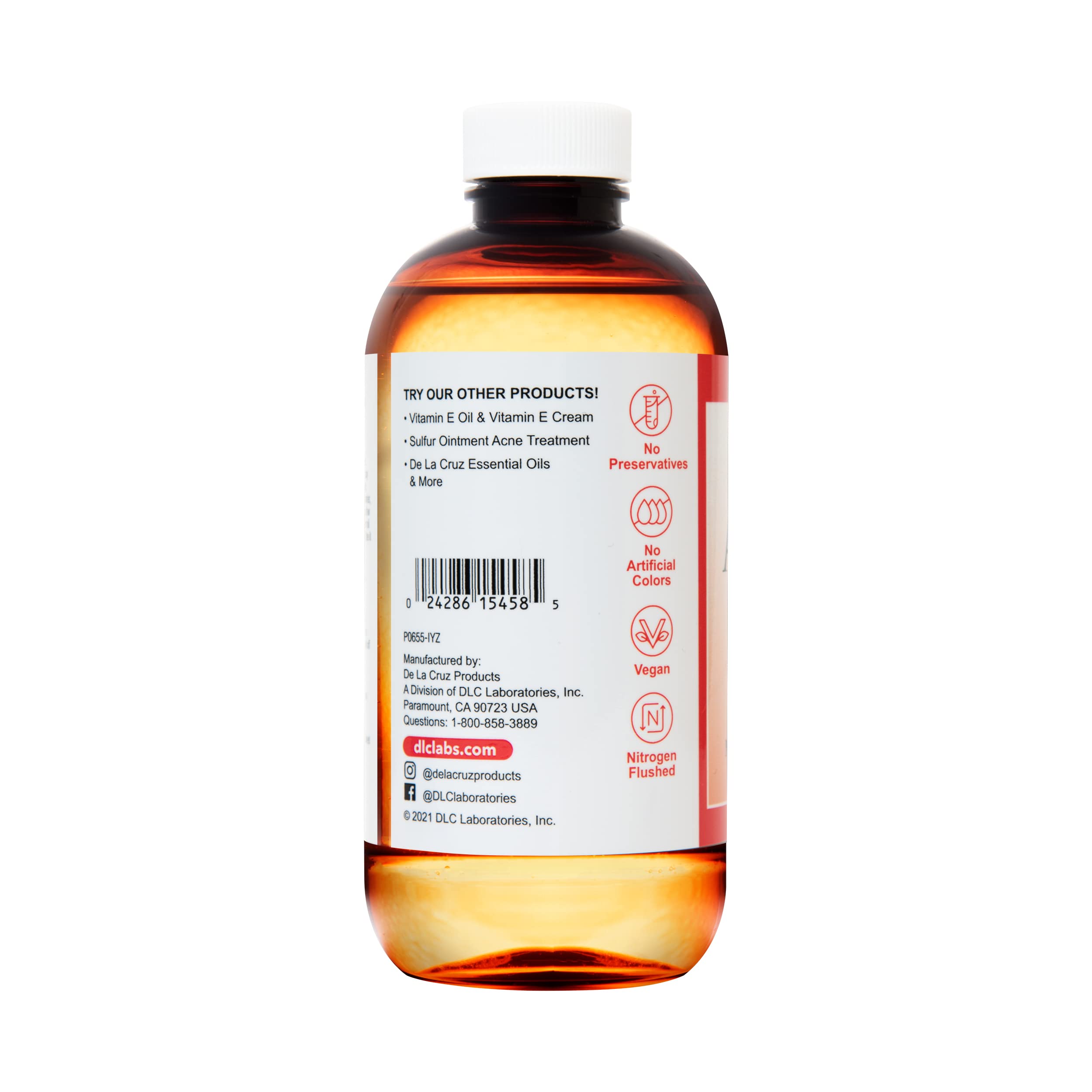 Cabello con brillo natural al usar aceite De La Cruz.