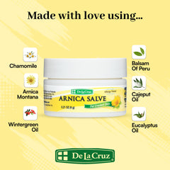 Arnica Salve De La Cruz, crema-pies-agrietados, mejora la suavidad de la piel.