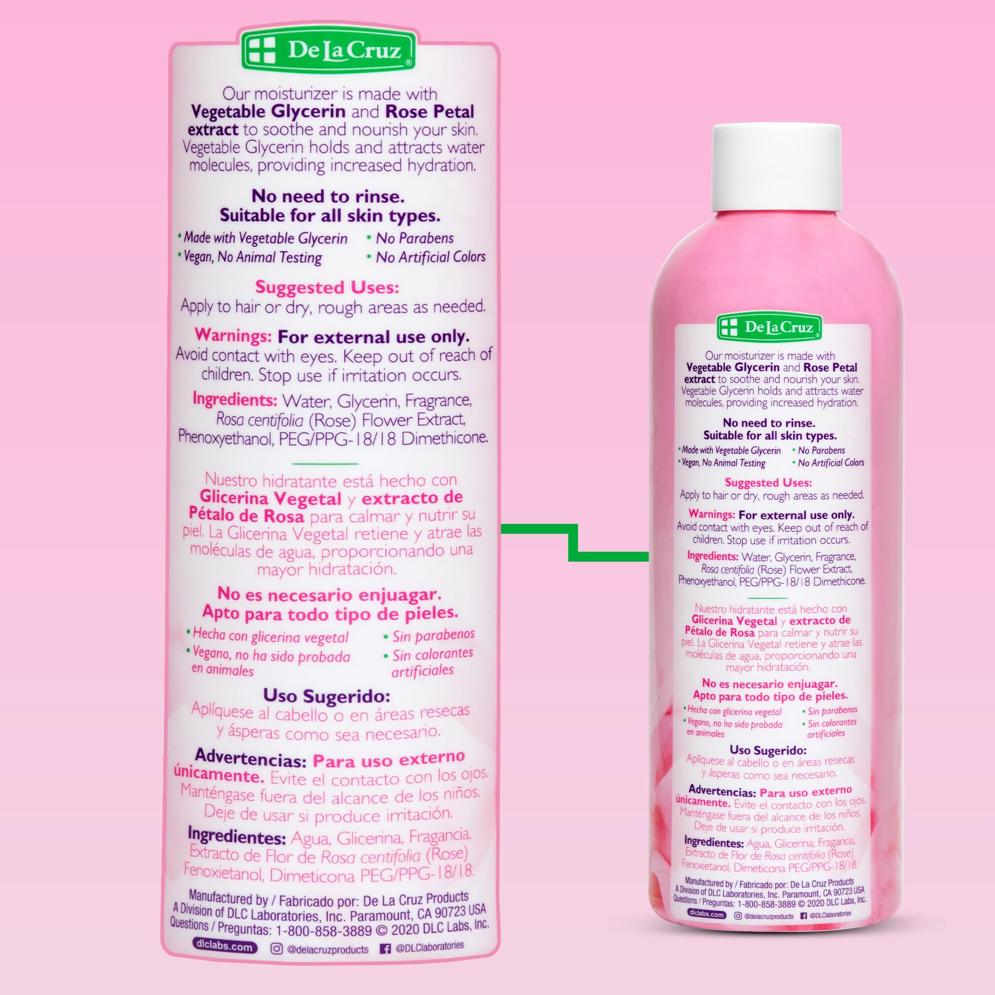 Producto libre de pruebas en animales y fragancias artificiales.
