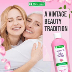 Textura ligera y aroma natural de rosas para piel relajada.