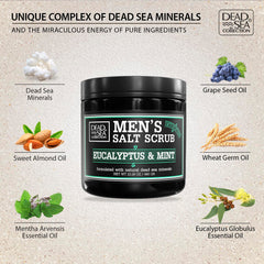 Dead Sea Collection aroma mentol eucalipto, sensación vigorizante en la piel.