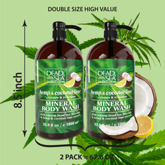 Dead Sea Collection Hemp & Coconut Lime, tapa-cierre: experiencia de spa en casa.