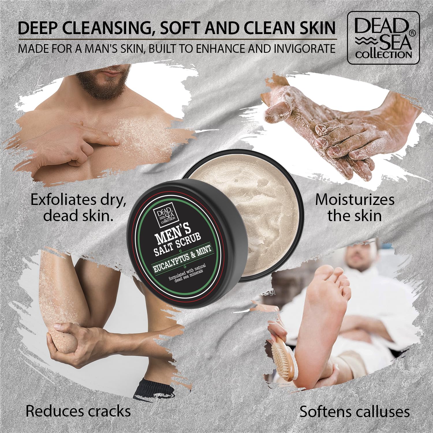 Dead Sea Collection packaging reciclable, compromiso con el medio ambiente.