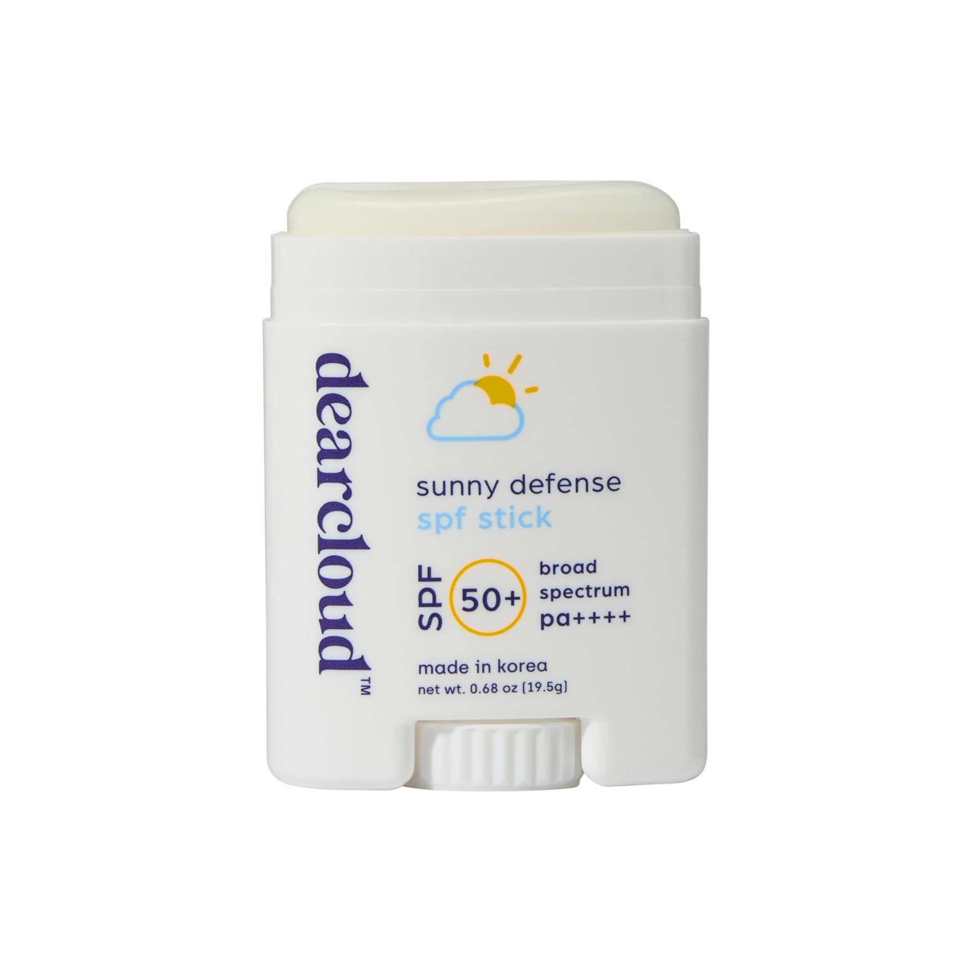 dearcloud Sunny Defense Stick, efecto desenfoque para acabado natural.